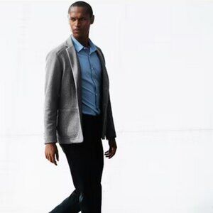 Ministry of Supply LABS 3D Jacket Small Gray Unlined Classic Neutral Old Money